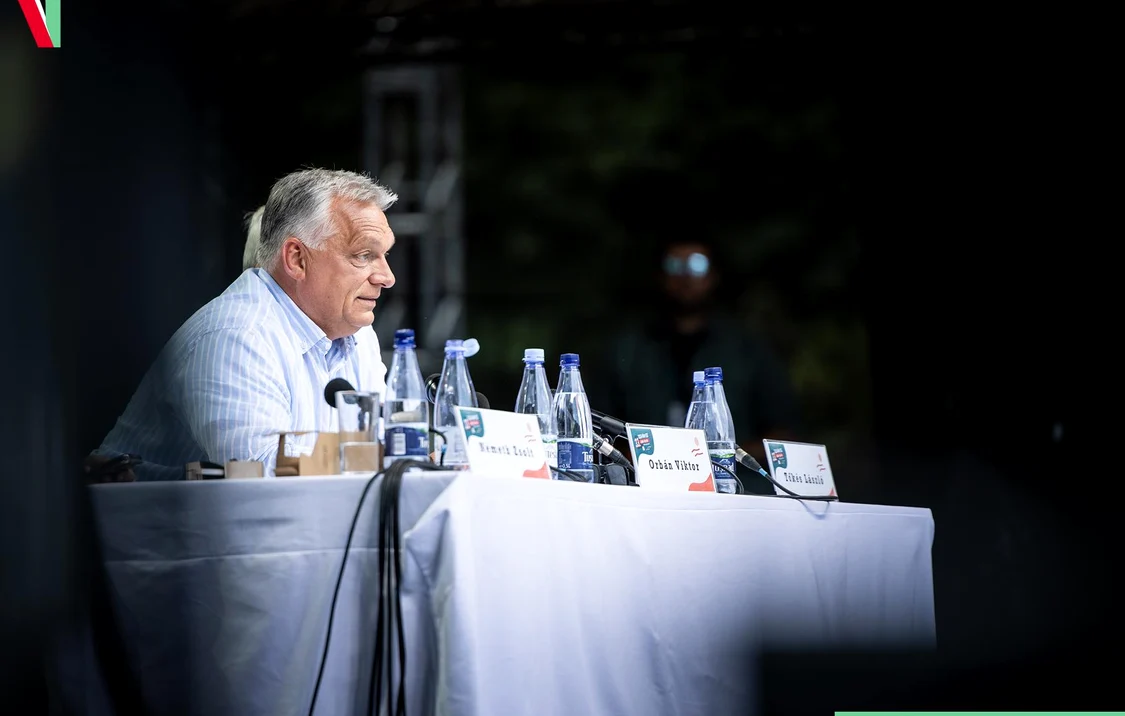 Viktor Orban la Tușnad. Sursa: Viktor Orban, pagina sa de Facebook.