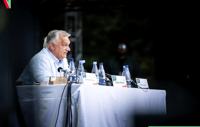 Viktor Orban la Tușnad. Sursa: Viktor Orban, pagina sa de Facebook.