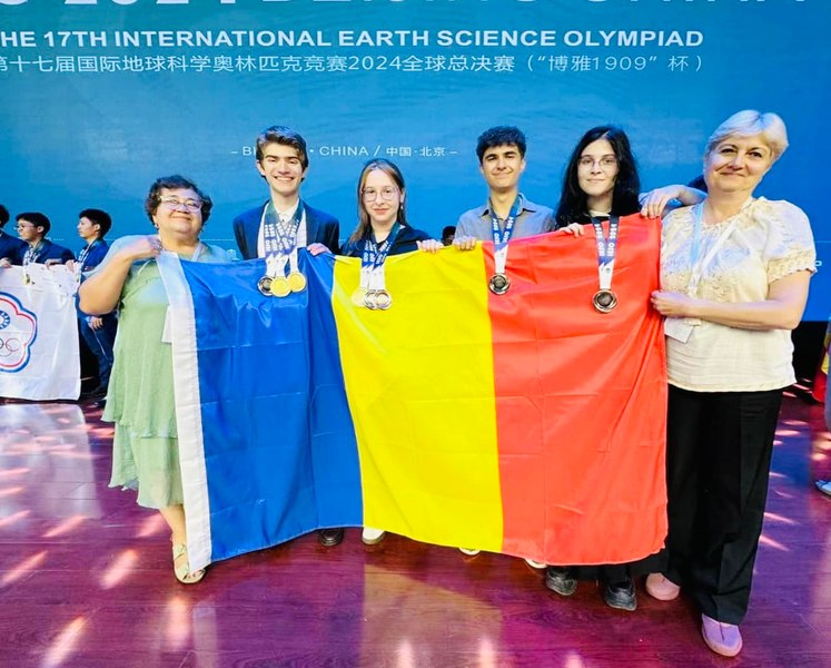 România strălucește la Olimpiada Internațională „Științele Pământului”: Patru medalii obținute de lotul național la Beijing