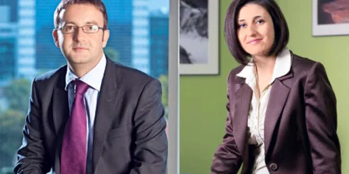 Horaţiu Cocheci, manager la PwC şi Florentina Greger, HR manager la Zitec