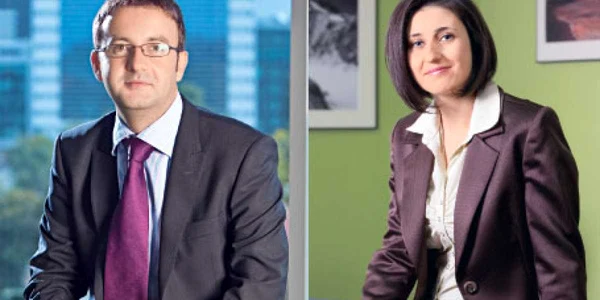 Horaţiu Cocheci, manager la PwC şi Florentina Greger, HR manager la Zitec