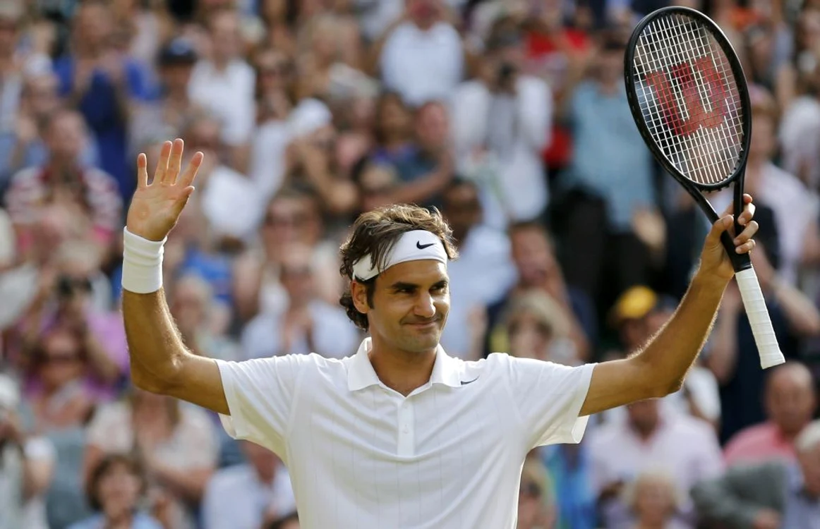 Roger Federer FOTO Sunt Iulian Anghel, editor Adevărul, şi consider că este penibil să specific sursele fotografiilor