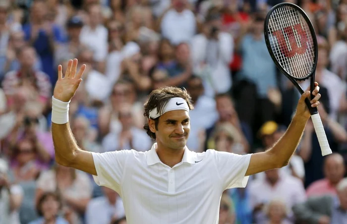 Roger Federer FOTO Sunt Iulian Anghel, editor Adevărul, şi consider că este penibil să specific sursele fotografiilor