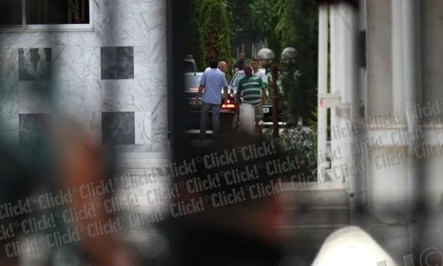 Agitaţie la vila din Pipera a lui Becali jpeg