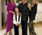 Simona Florescu și familia ei, la un eveniment, alături de colegul ei, George Rotaru