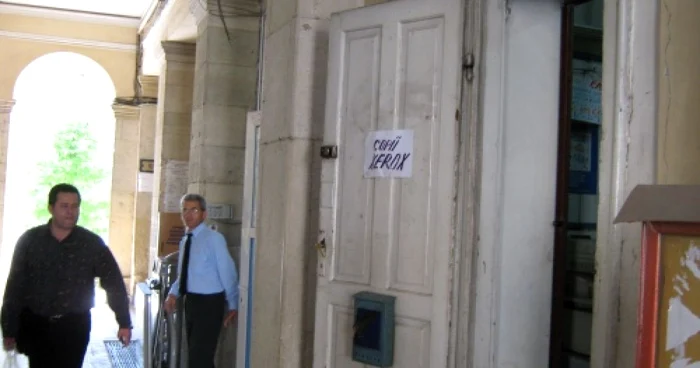 Copiator ilegal în curtea Primăriei Cluj-Napoca