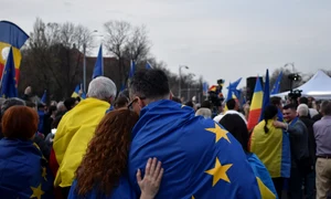 Miting pro-Europa din 15 martie 2025 în București FOTO Shutterstock 