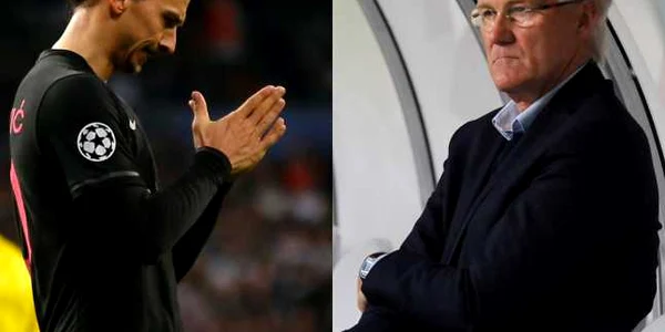  Zlatan Ibrahimovici si Morten Olsen Colaj FOTO AP