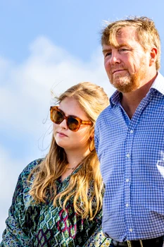 Regele Willem Alexander al Țărilor de Jos și Prințesa Amalia a Țărilor de Jos