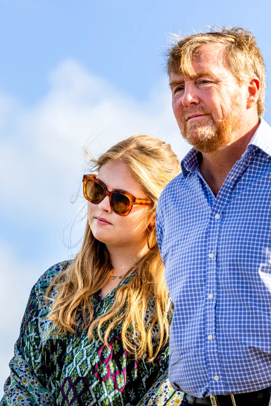 Regele Willem Alexander al Țărilor de Jos și Prințesa Amalia a Țărilor de Jos
