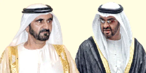 Mohammed bin Rashid al-Maktoum şi Mohammed bin Zayed al-Nahyan