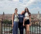 Anamaria Prodan, alături de fetele ei, Rebeca și Sarah în Italia foto: arhivă personală 