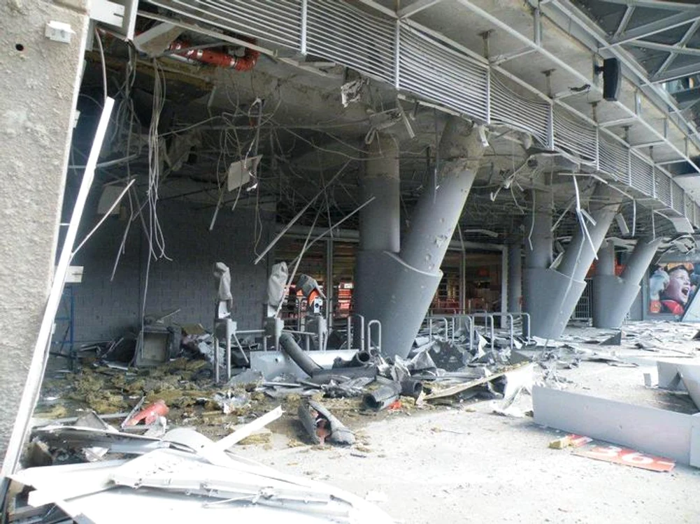 Insurgenţii n-au avut milă de arena de peste 400 de milioane de euro a Şahtiorului