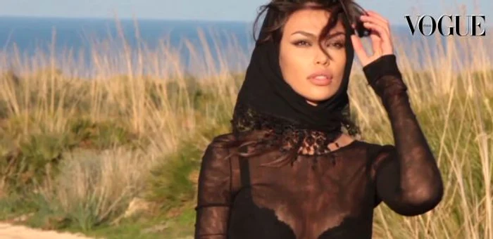 Mădălina Ghenea, în VOGUE