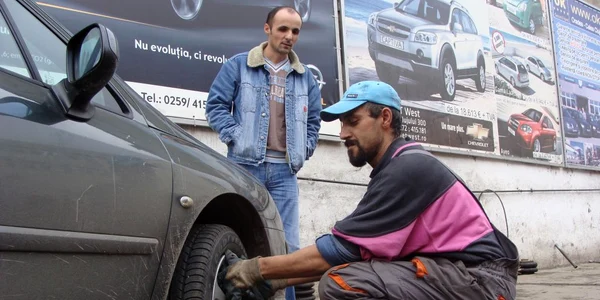 Orădeanul Florin Borod a ajuns cu mașina la service, în acest weekend 