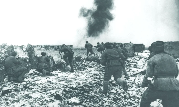 Atac al infanteriei sovietice la Stalingrad (foto: Profimedia)