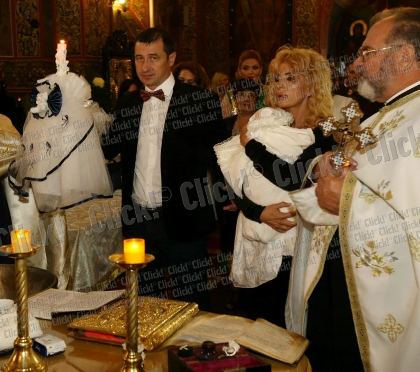 Daniela Gyorfi a botezat un copil