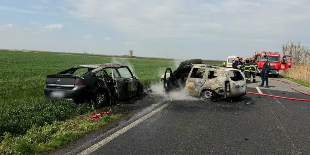 Accident tragic în Timiș: o femeie a murit, alte trei persoane au fost rănite după impactul dintre două mașini