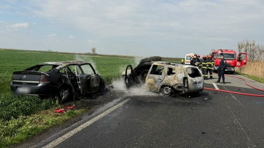 Accident tragic în Timiș: o femeie a murit, alte trei persoane au fost rănite după impactul dintre două mașini