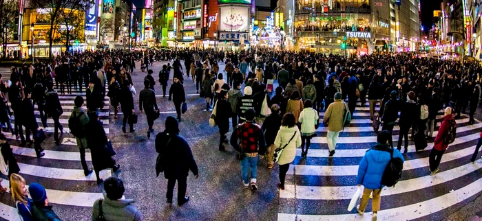 Cel mai mare oraş din lume în ceea ce priveşte populaţia este Tokyo, Japonia FOTO cityclock.org