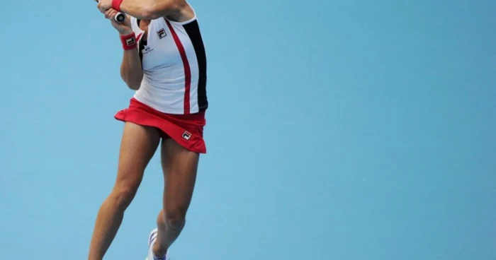 Monica Niculescu la turneul WTA de la Beijing (foto: AFP)