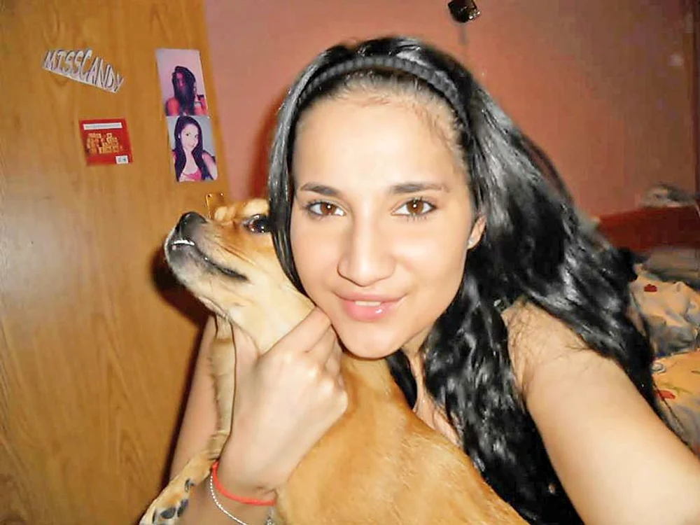 Aşa arăta Daniela  înainte de a fi împuşcată  