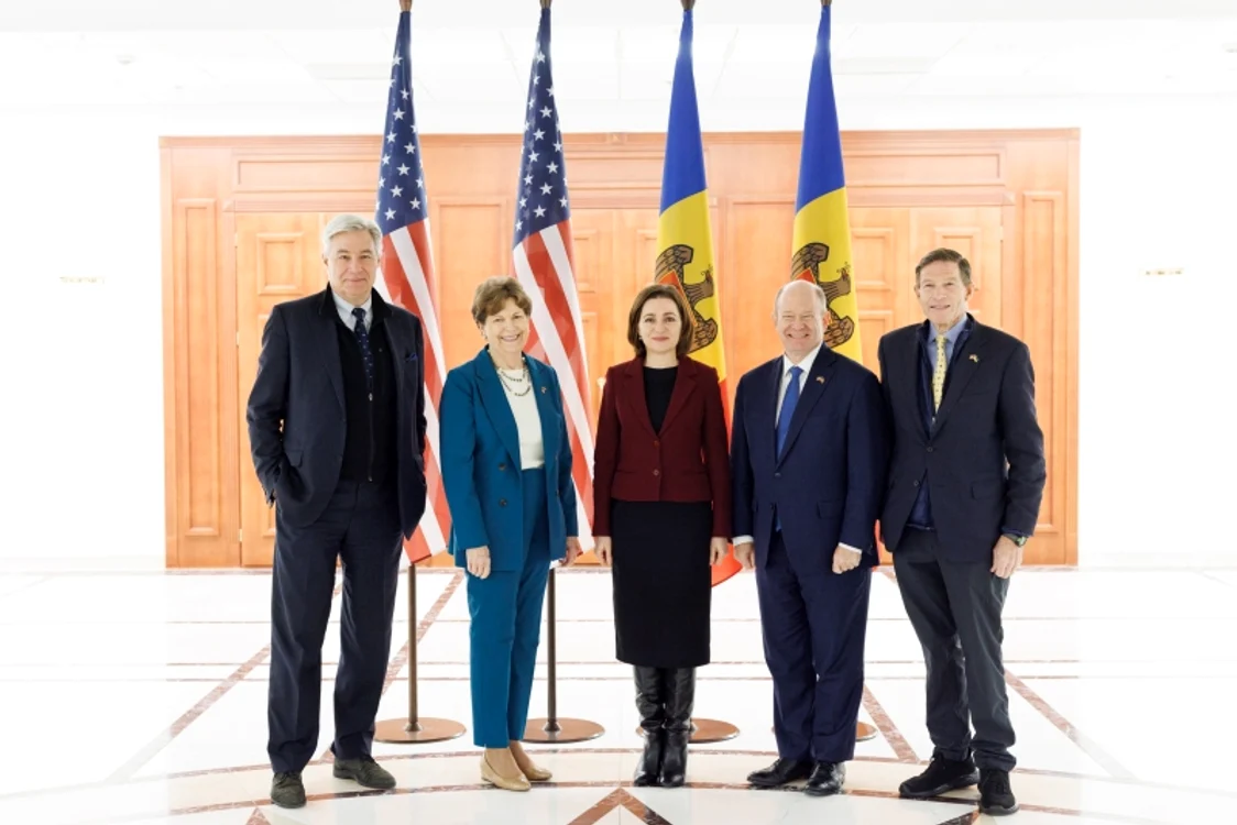 Delegația americană a fost primită marți de Maia Sandu. FOTO: Presedinte.md