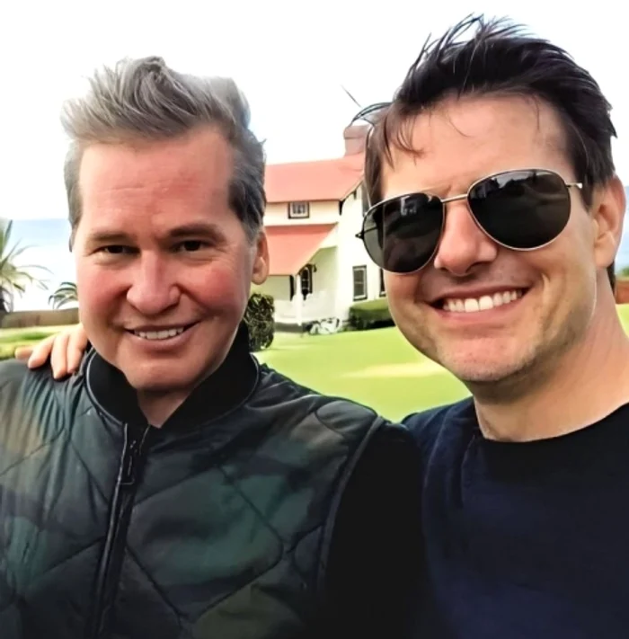 Val Kilmer alături de bunul său prieten, Tom Cruise / foto: Pinterest