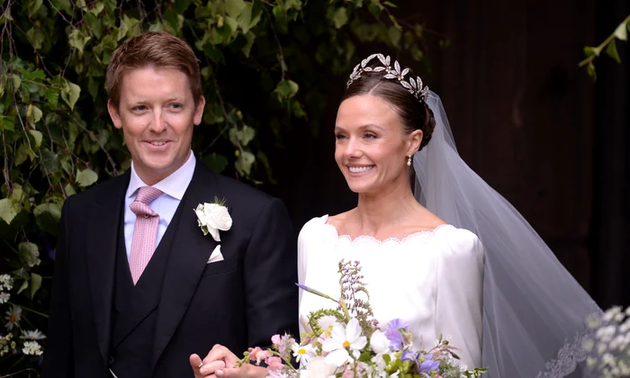 Nunta lui Hugh Grosvenor, al 7 lea Duce de Westminster și Olivia Henson la Catedrala Chester, Profimedia jpg
