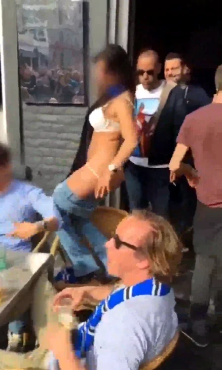 Belgianca a dansat pe mese