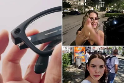 trend in care barbatii filmează cum abordează femei pe strada cu ajutorul ochelarilor meta ai foto captura video tiktok (1) png
