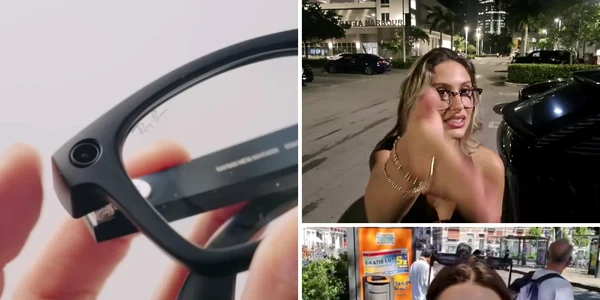 trend in care barbatii filmează cum abordează femei pe strada cu ajutorul ochelarilor meta ai foto captura video tiktok (1) png