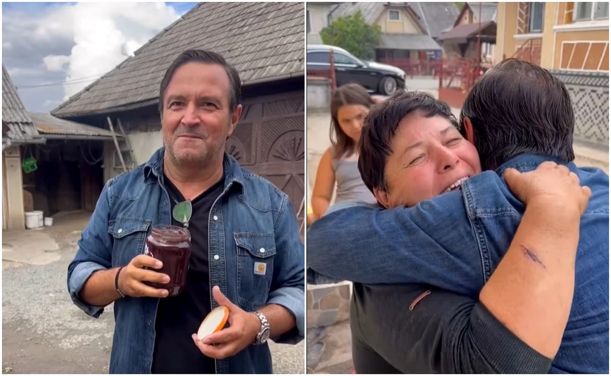 Daniel Buzdugan, impresionat de o femeie din Maramureș care vindea magiun de prune.
