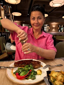 Gabriela Cristea în America / Foto: Instagram