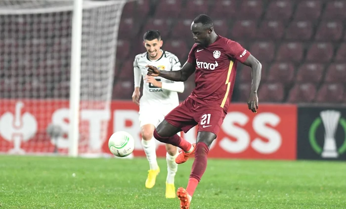 Boateng a marcat golul calificării celor de la CFR Cluj (FOTO: Sportpictures)