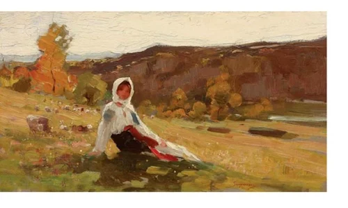 "Păstoriţă", de Nicolae Grigorescu, cel mai scump tablou vândut pe piaţa românească jpeg