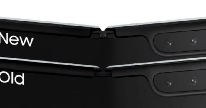 Samsung Galaxy Fold before and after FOTO via AllAboutSamsung