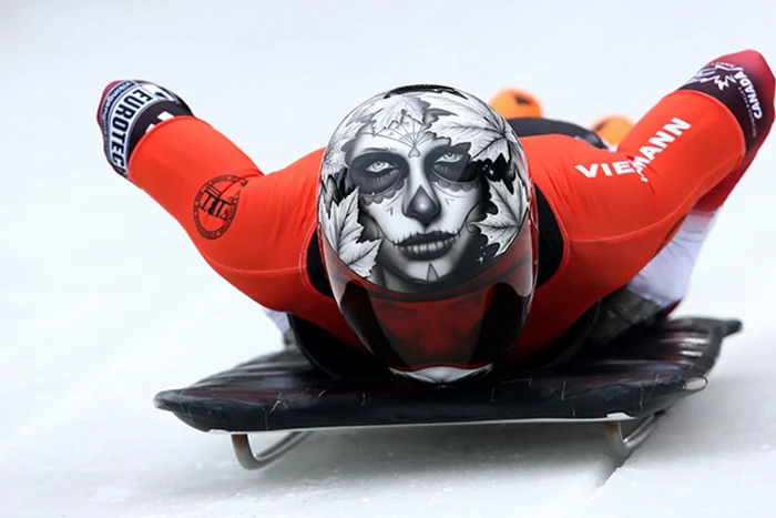 Sarah Reid, practicantă de skeleton FOTO Getty Images