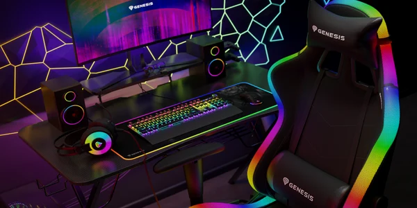 Setup de gaming Genesis RGB jpg