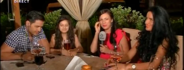 Liviu Vârciu a petrecut câteva zile lângă fetiţa lui, Carmina şi mama acesteia, Ami (captură: Kanal D)