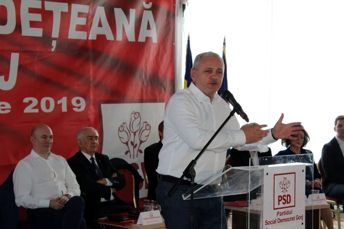 Liviu Dragnea a fost prezent la Conferinţa de alegeri de la PSD Gorj