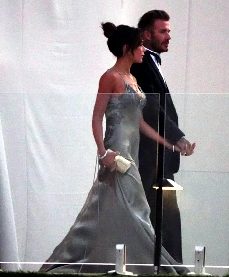 Victoria şi David Beckham au fost extrem de eleganţi la nunta fiului foto: profimedia