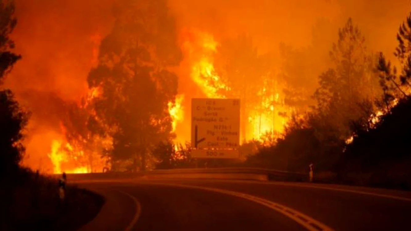 
    Portugalia se confruntă cu incendii puternice de cateva zile  