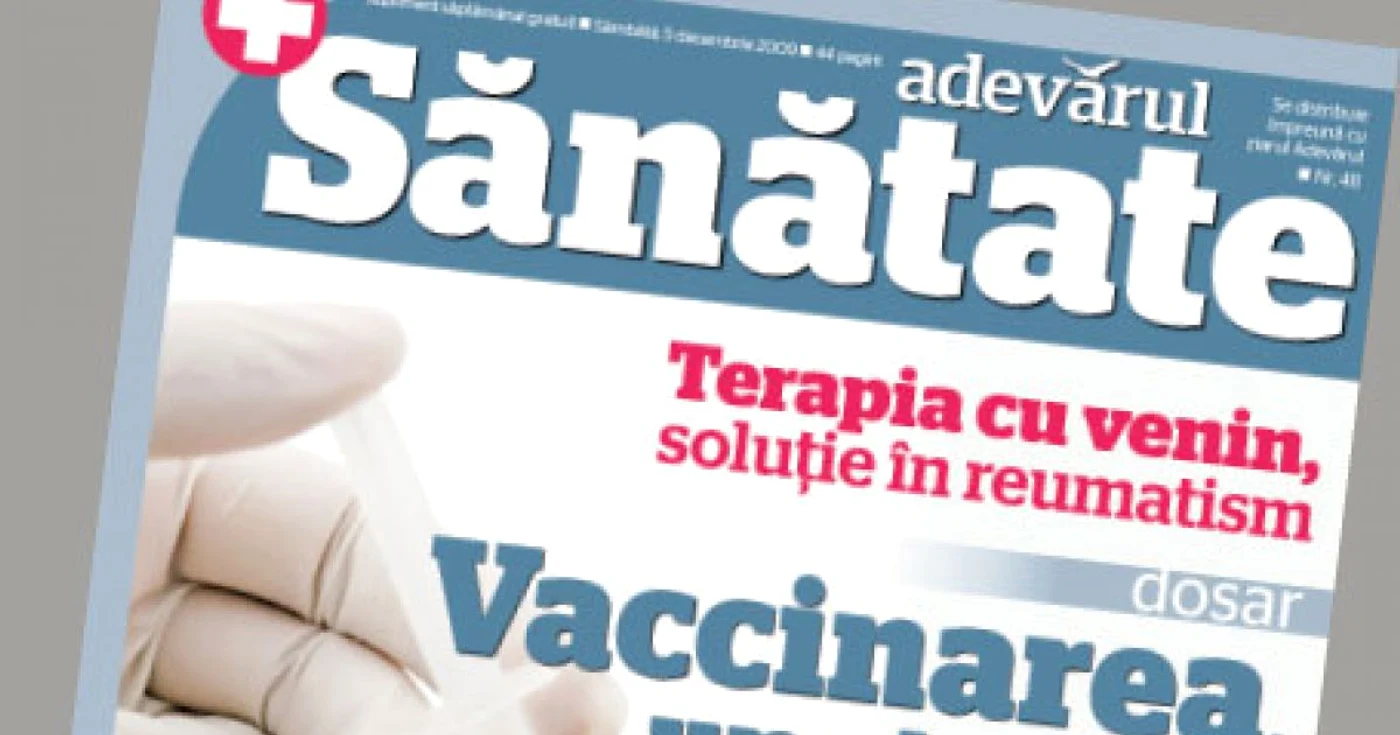 Copertă supliment " Sănătate"