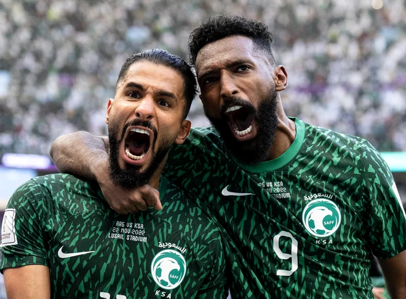 Al-Shehri și Al-Dawsari. FOTO FIFA World Cup 