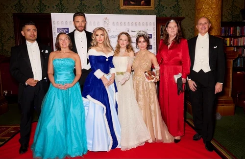 Principesa Katarina a Iugoslaviei s-a numărat printre invitații de onoare ai serii, alături de marchizul Gianluca Marun Cosentano( foto dreapta) foto: arhiva persoanală