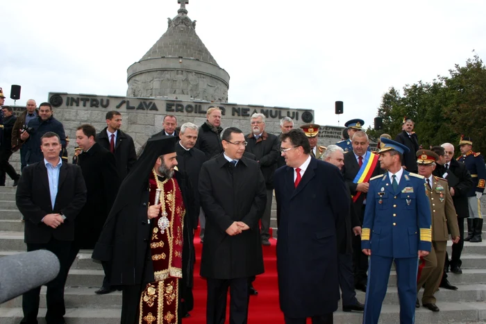 Victor Ponta a fost astăzi la Mărăşeşti  Foto: Ştefan Borcea