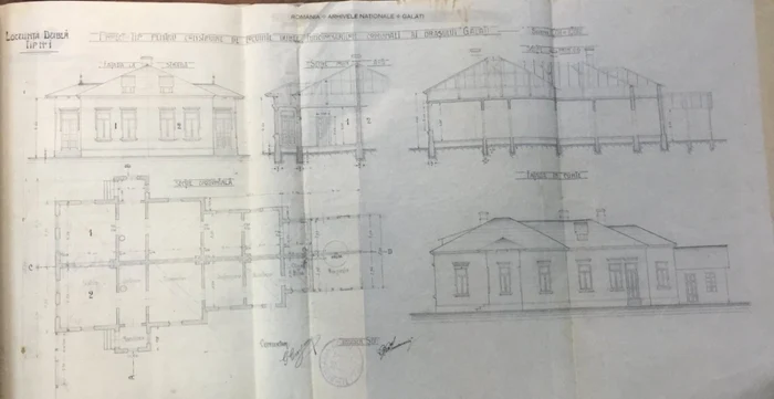 Schiţe cu intenţiile de lotizare a terenului cimitirului FOTO Ion Caşu