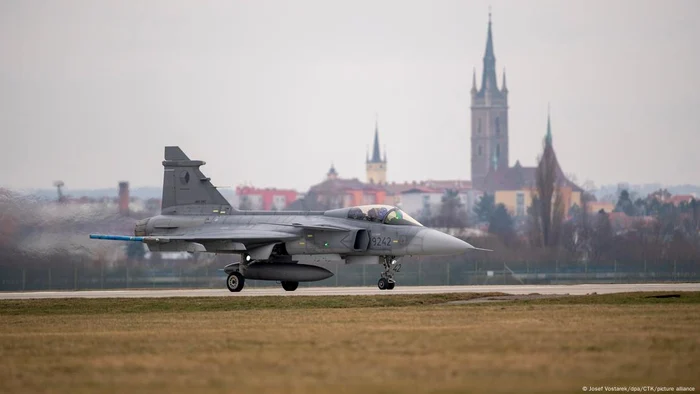 Avionul de luptă ceh Saab JAA-39 Gripen