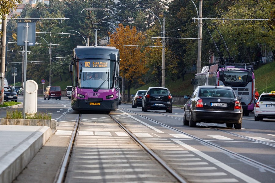 Soluția de un milion de euro pentru zgomotul infernal al tramvaielor în trafic. Cum a rezolvat CTP Cluj problema poluării fonice 